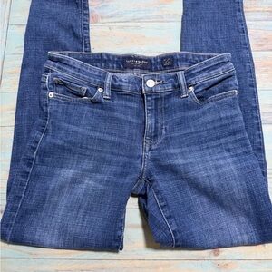 Lucky Brand Women's Light & Dark Blue Skinny Jeans 2 pairs size 6/28